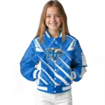 custom middle tennessee blue raiders chevron angles blue varsity jacket best selling.webp