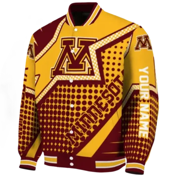 custom minnesota golden gophers star burst maroon varsity jacket best selling.webp