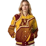 custom minnesota golden gophers star burst maroon varsity jacket best selling.webp