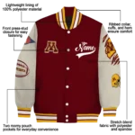 custom-minnesota-golden-gophers-wildcat-pawprint-maroon-nude-varsity-jacket-best-selling.webp