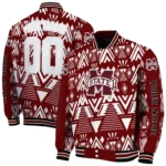 custom mississippi state bulldogs pyramid shapes maroon varsity jacket best selling.webp