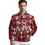 custom mississippi state bulldogs pyramid shapes maroon varsity jacket best selling.webp
