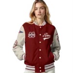 custom-mississippi-state-bulldogs-wildcat-pawprint-maroon-nude-varsity-jacket-best-selling.webp