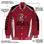 custom-san-diego-state-aztecs-hexagon-grid-red-varsity-jacket-best-selling.webp