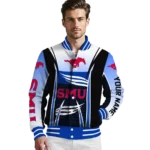 custom-smu-mustangs-mesh-effect-blue-black-varsity-jacket-best-selling.webp