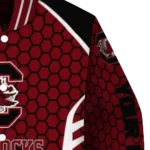 custom-south-carolina-gamecocks-hexagon-grid-garnet-varsity-jacket-best-selling.webp