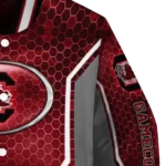custom-south-carolina-gamecocks-power-plate-garnet-varsity-jacket-best-selling.webp