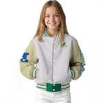 custom-south-florida-bulls-speckled-arms-green-gray-varsity-jacket-best-selling.webp