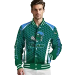 custom-tulane-green-wave-hexagon-grid-green-varsity-jacket-best-selling.webp