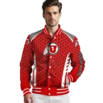 custom-utah-utes-hexagon-grid-red-varsity-jacket-best-selling.webp