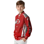 custom-utah-utes-hexagon-grid-red-varsity-jacket-best-selling.webp