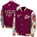 custom-virginia-tech-hokies-wildcat-pawprint-maroon-nude-varsity-jacket-best-selling.webp