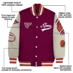 custom-virginia-tech-hokies-wildcat-pawprint-maroon-nude-varsity-jacket-best-selling.webp