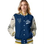 custom-west-virginia-mountaineers-wildcat-pawprint-blue-nude-varsity-jacket-best-selling.webp