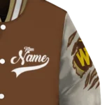custom-western-michigan-broncos-wildcat-pawprint-brown-nude-varsity-jacket-best-selling.webp