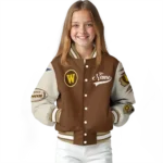 custom-western-michigan-broncos-wildcat-pawprint-brown-nude-varsity-jacket-best-selling.webp