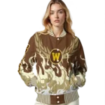 custom-western-michigan-broncos-winged-blaze-brown-white-varsity-jacket-best-selling.webp