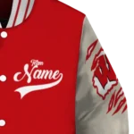 custom-wisconsin-badgers-wildcat-pawprint-red-nude-varsity-jacket-best-selling.webp