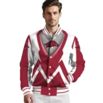 customized-arkansas-razorbacks-v-stripes-red-white-varsity-jacket-best-selling.webp