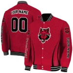 customized-arkansas-state-red-wolves-chevron-arrow-scarlet-varsity-jacket-best-selling.webp