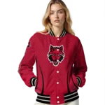 customized-arkansas-state-red-wolves-chevron-arrow-scarlet-varsity-jacket-best-selling.webp
