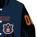 customized auburn tigers flame border navy blue black varsity jacket best selling.webp