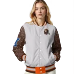 customized-bowling-green-falcons-speckled-arms-orange-gray-varsity-jacket-best-selling.webp