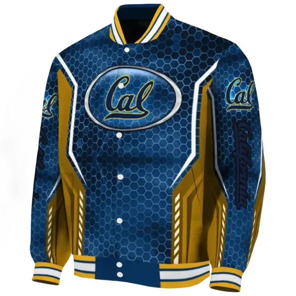 customized california golden bears power plate blue varsity jacket best selling