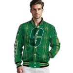 customized-charlotte-49ers-bolt-stripe-green-varsity-jacket-best-selling.webp