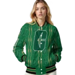 customized-charlotte-49ers-bolt-stripe-green-varsity-jacket-best-selling.webp