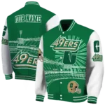 customized-charlotte-49ers-ferris-arena-green-white-varsity-jacket-best-selling.webp