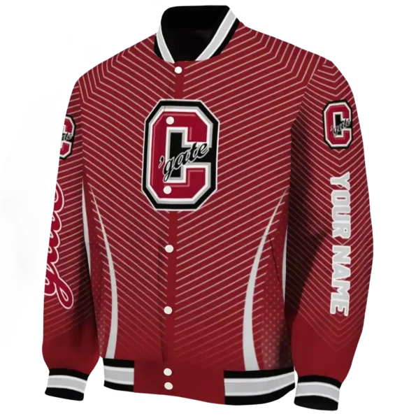customized colgate raiders chevron arrow maroon varsity jacket best selling