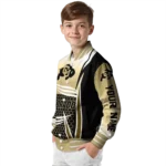 customized-colorado-buffaloes-mesh-effect-gold-black-varsity-jacket-best-selling.webp