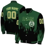 customized colorado state rams flame border green black varsity jacket best selling.webp