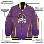 customized-east-carolina-pirates-chevron-arrow-purple-varsity-jacket-best-selling.webp