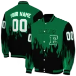 customized eastern michigan eagles flame border green black varsity jacket best selling.webp