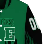 customized eastern michigan eagles flame border green black varsity jacket best selling.webp