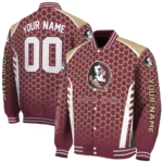 customized-florida-state-seminoles-hexagon-grid-garnet-varsity-jacket-best-selling.webp
