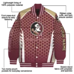 customized-florida-state-seminoles-hexagon-grid-garnet-varsity-jacket-best-selling.webp