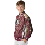 customized-florida-state-seminoles-hexagon-grid-garnet-varsity-jacket-best-selling.webp