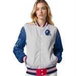 customized-fresno-state-bulldogs-speckled-arms-red-gray-varsity-jacket-best-selling.webp