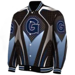 customized-georgetown-hoyas-mesh-chest-grey-black-varsity-jacket-best-selling.webp
