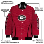 customized-georgia-bulldogs-chevron-arrow-red-varsity-jacket-best-selling.webp