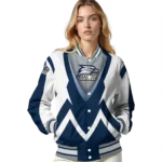 customized-georgia-southern-eagles-v-stripes-blue-white-varsity-jacket-best-selling.webp