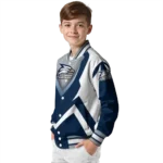 customized-georgia-southern-eagles-v-stripes-blue-white-varsity-jacket-best-selling.webp