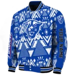 customized georgia state panthers pyramid shapes blue varsity jacket best selling.webp