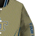 customized georgia tech yellow jackets chevron arrow gold varsity jacket best selling.webp