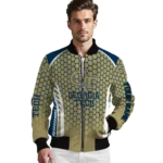 customized-georgia-tech-yellow-jackets-hexagon-grid-gold-bomber-jacket-best-selling.webp