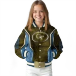 customized georgia tech yellow jackets power plate gold varsity jacket best selling.webp