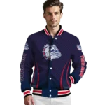 customized-gonzaga-bulldogs-chevron-arrow-blue-varsity-jacket-best-selling.webp